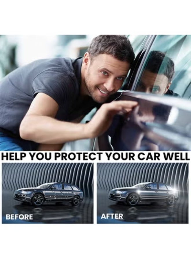 RAYHONG Graphene Ceramic Coating, New Plastics Parts Crystal Coatings Car High Gloss Protective Layer, Upgrade Crystals Coating For Cars Plastic Restorer Refurbish Agent, With Sponge*1, Towel*1, Gloves*2, Coated Cloth*2 - Image 5